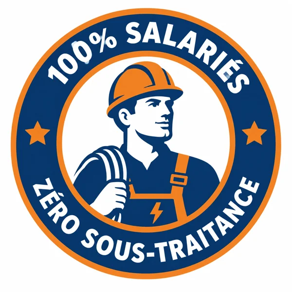 Aucune sous-traitance : installations réalisées par nos salariés